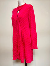 Load image into Gallery viewer, Valia Polka Dot Dixie Coat Hot Pink
