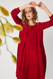 Valia Rosalee Jacket Deep Red