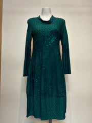 Valia Cowl Dress Emerald Green