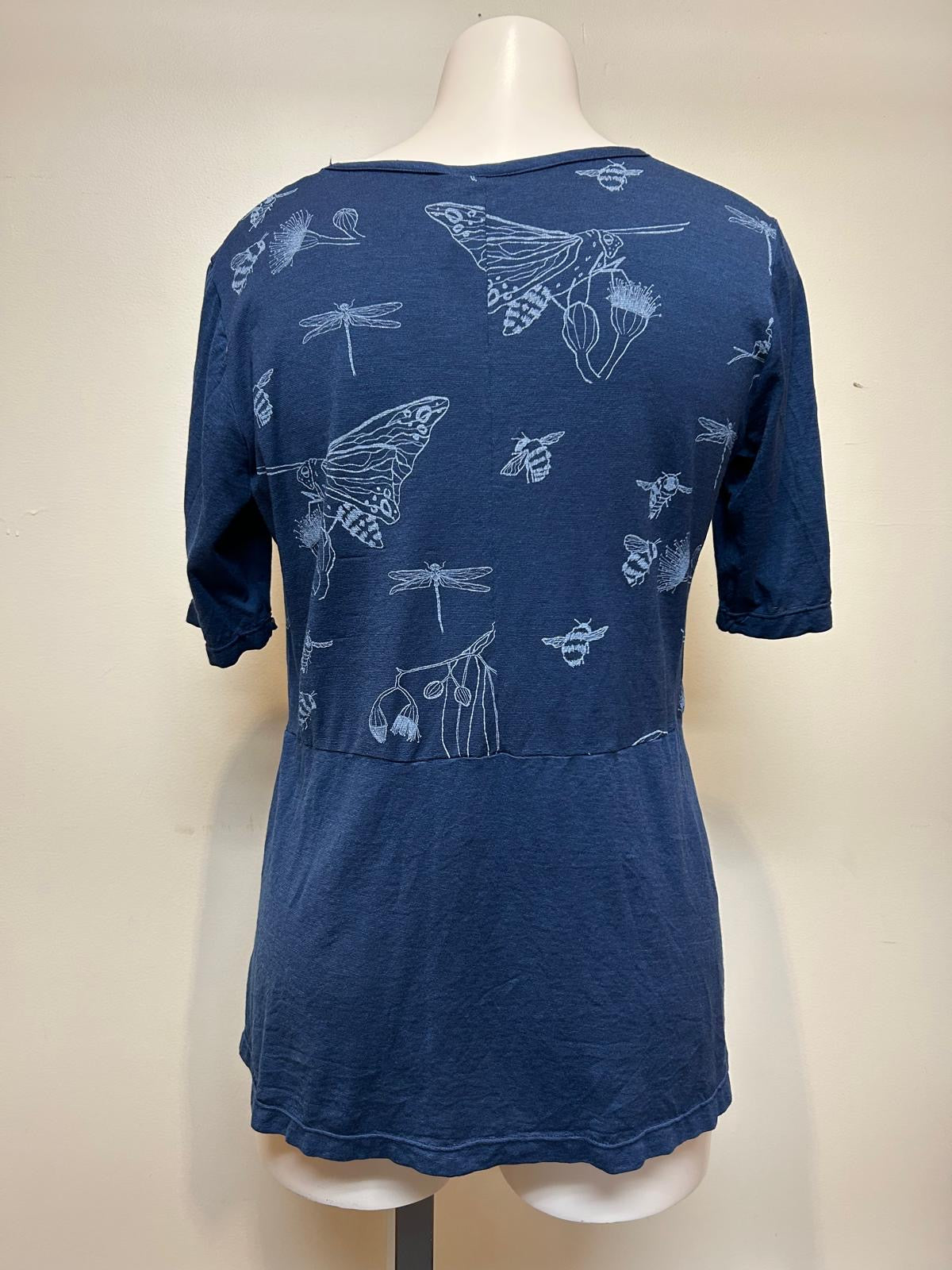 Valia Botanical Garden Tee Navy