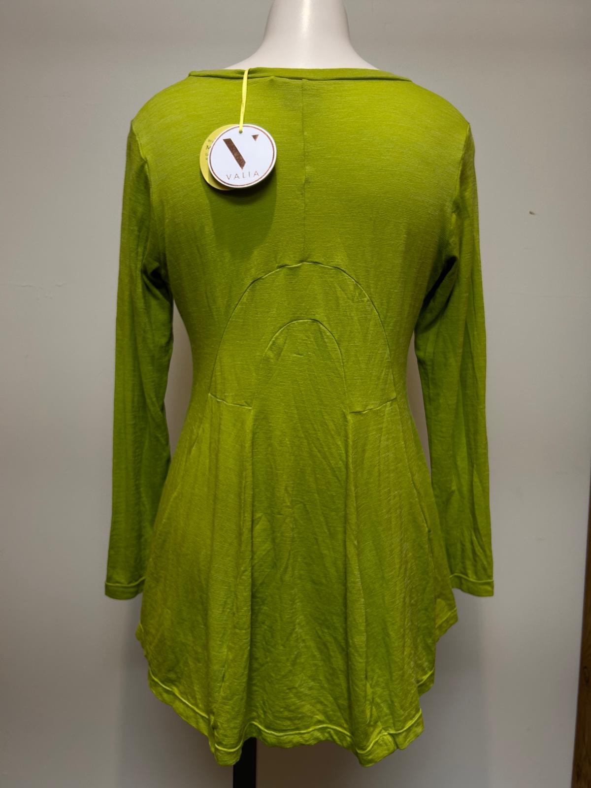 Valia Bell Tunic Lime