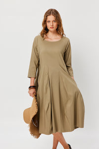 Valia Castella Dress Tan