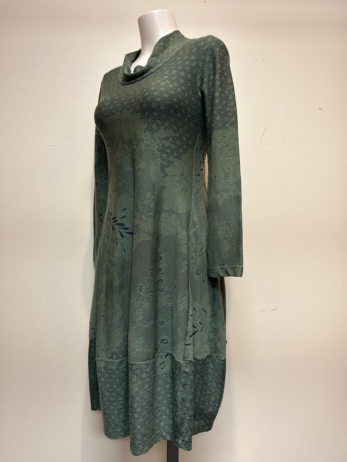 Valia Cowl Dress Sage Green