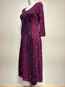 Valia Miss Foxy Dress Plum/Hot Pink