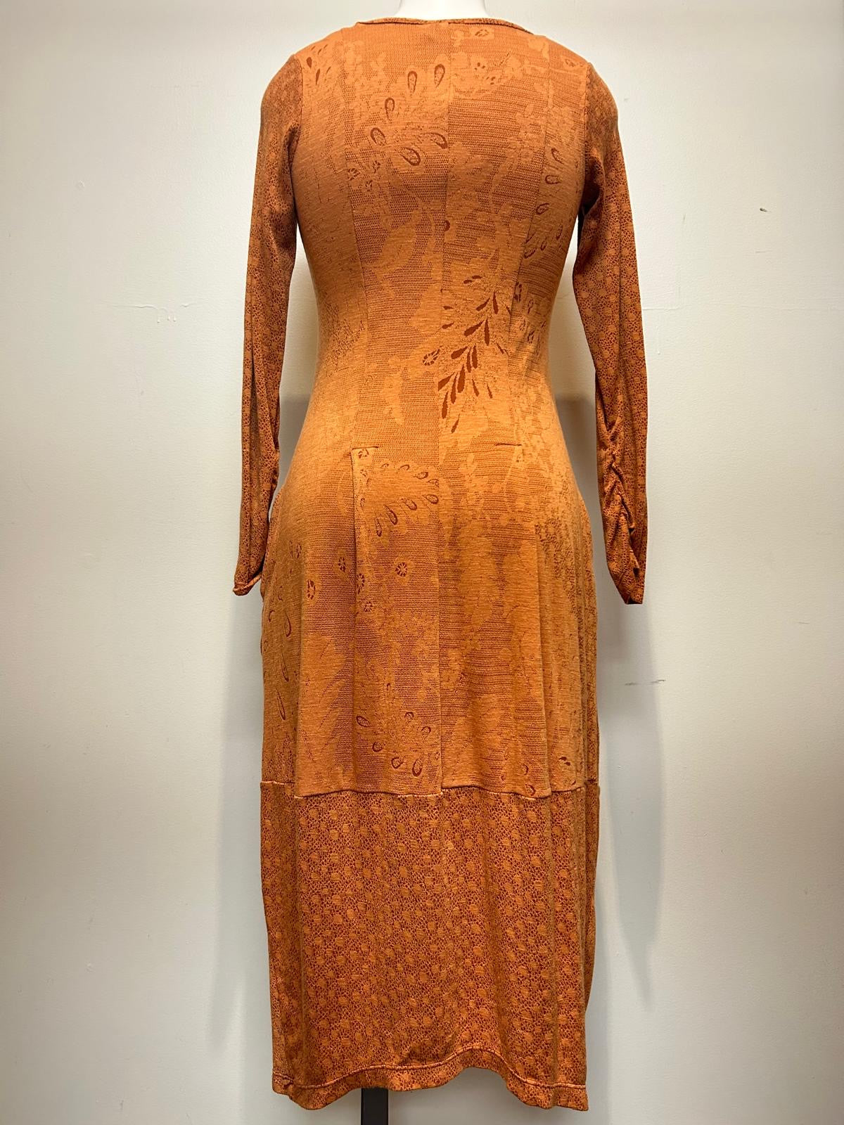 Valia Villanelle Dress Burnt Orange