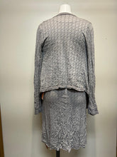 Load image into Gallery viewer, Metalicus Merino Anya Dress-Taupe Tie Front or Tie Back (cardigan sold separately)
