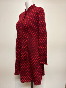 Valia Polka Dot Dixie Coat Red