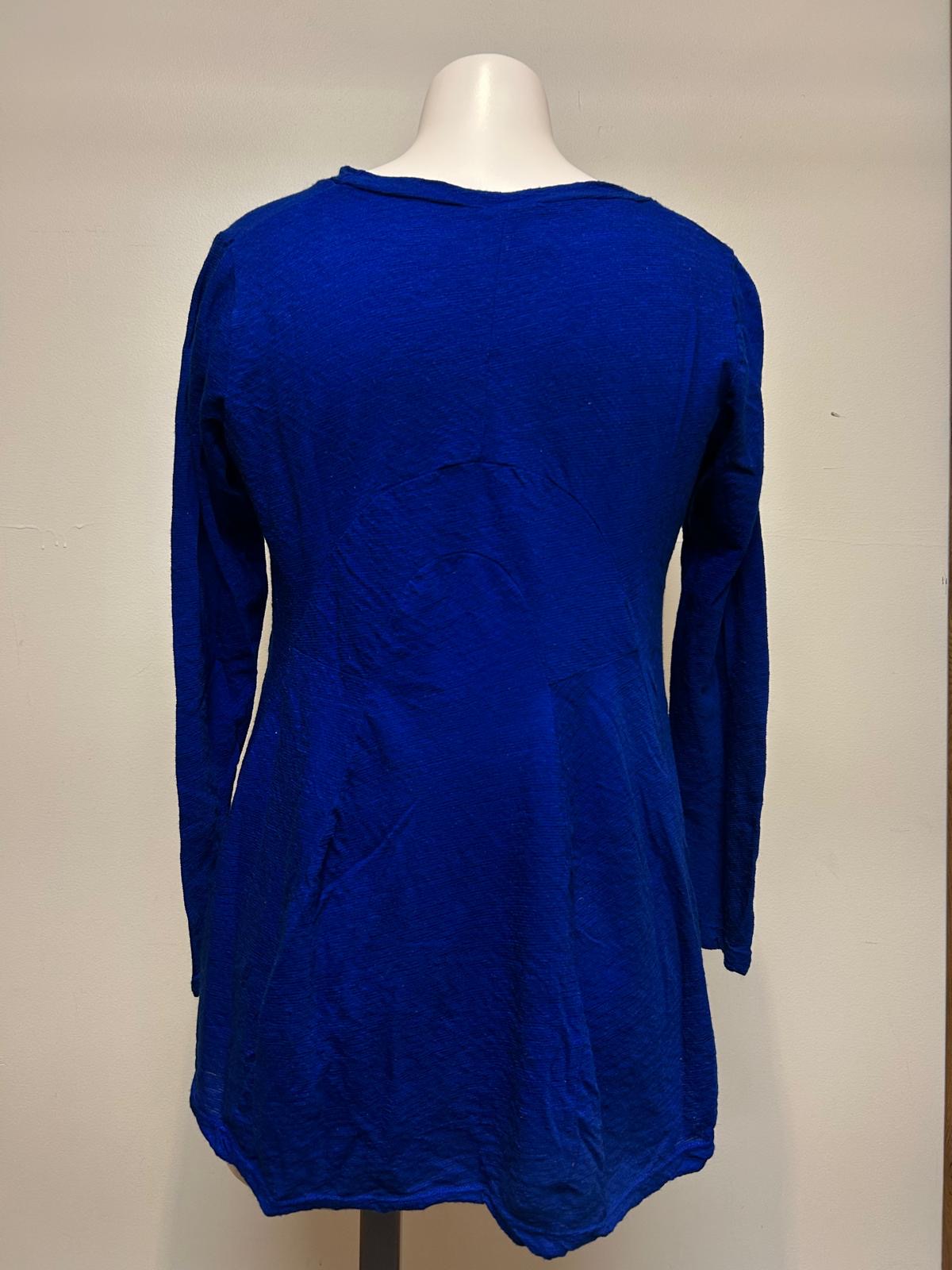 Valia Bell Tunic Electric Blue