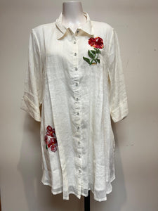 April Cornell Artful Blossoms Tunic Plus Size