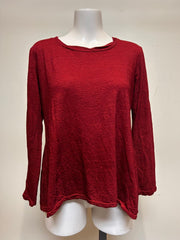 Valia Bell Tunic Ruby Red