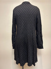 Load image into Gallery viewer, Valia Polka Dot Dixie Coat Black/Blue Grey
