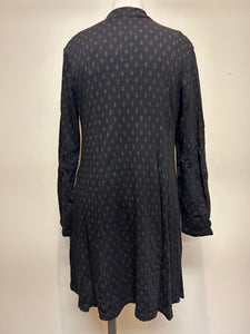 Valia Polka Dot Dixie Coat Black/Blue Grey