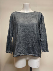 Valia V Merino Tunic Grey Marle