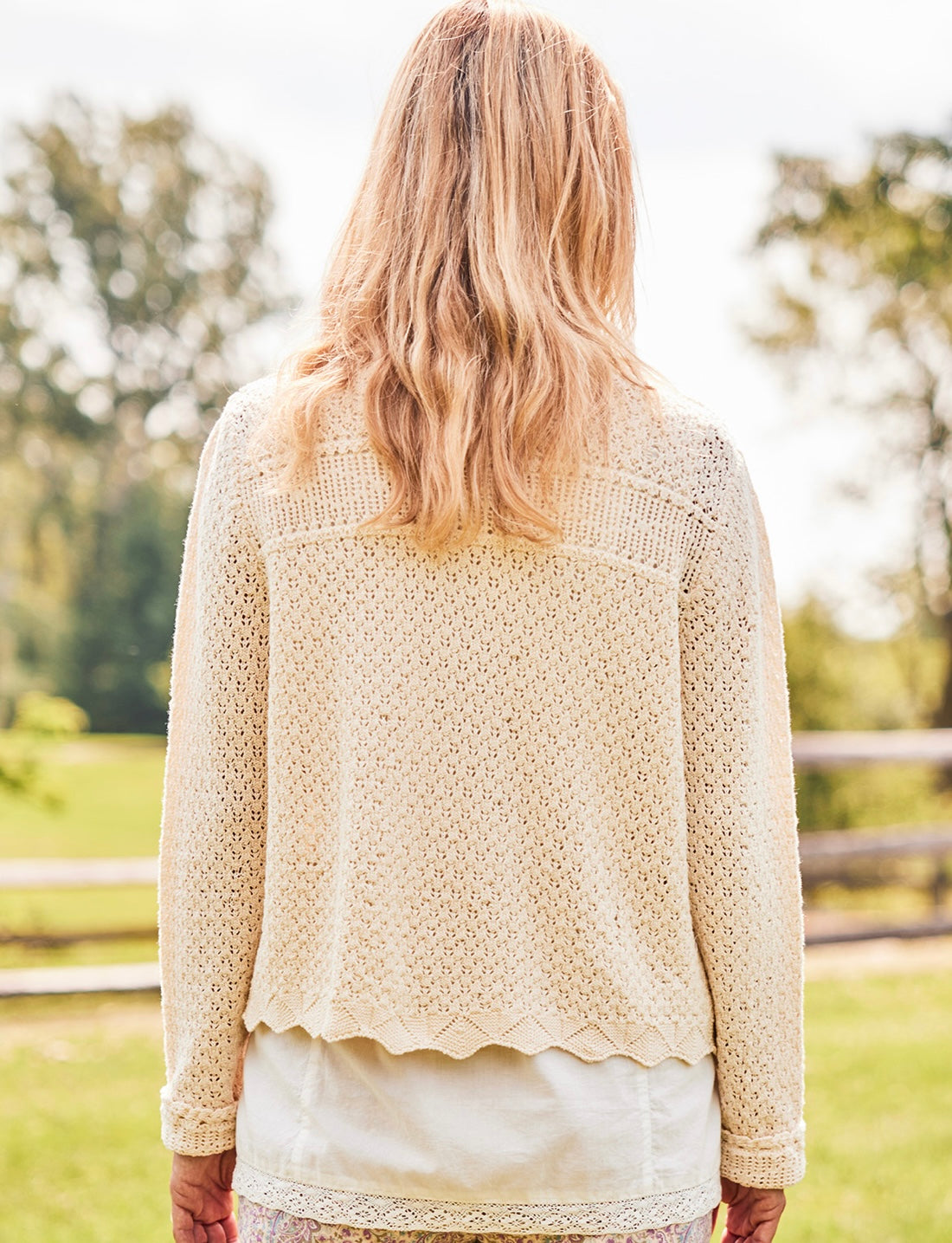 April Cornell Lily Cardigan Cream