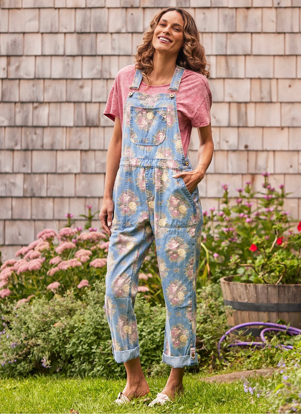April Cornell Genevieve Denim Overalls