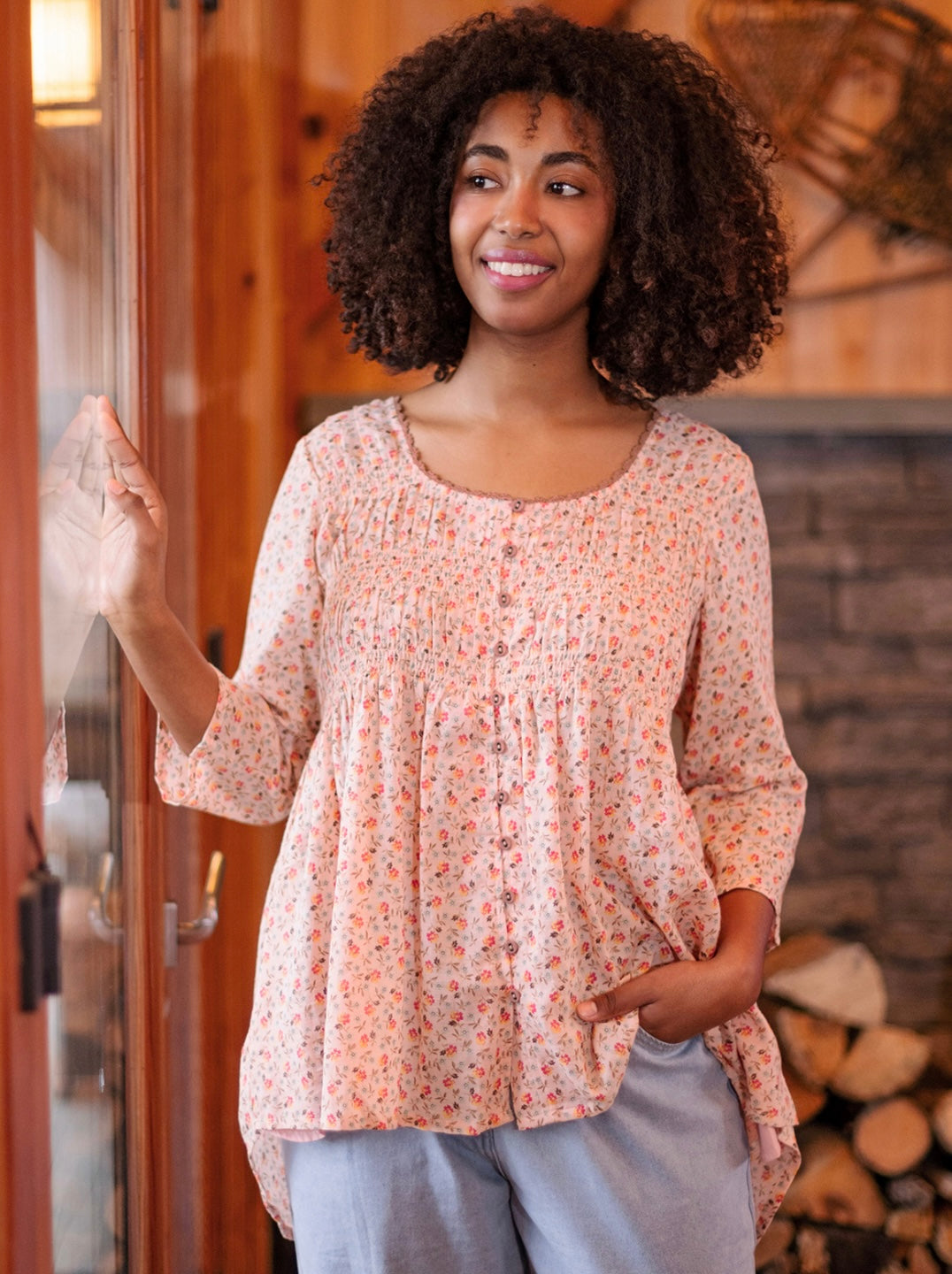 April Cornell Adelina Blouse Regular and Plus Sizes