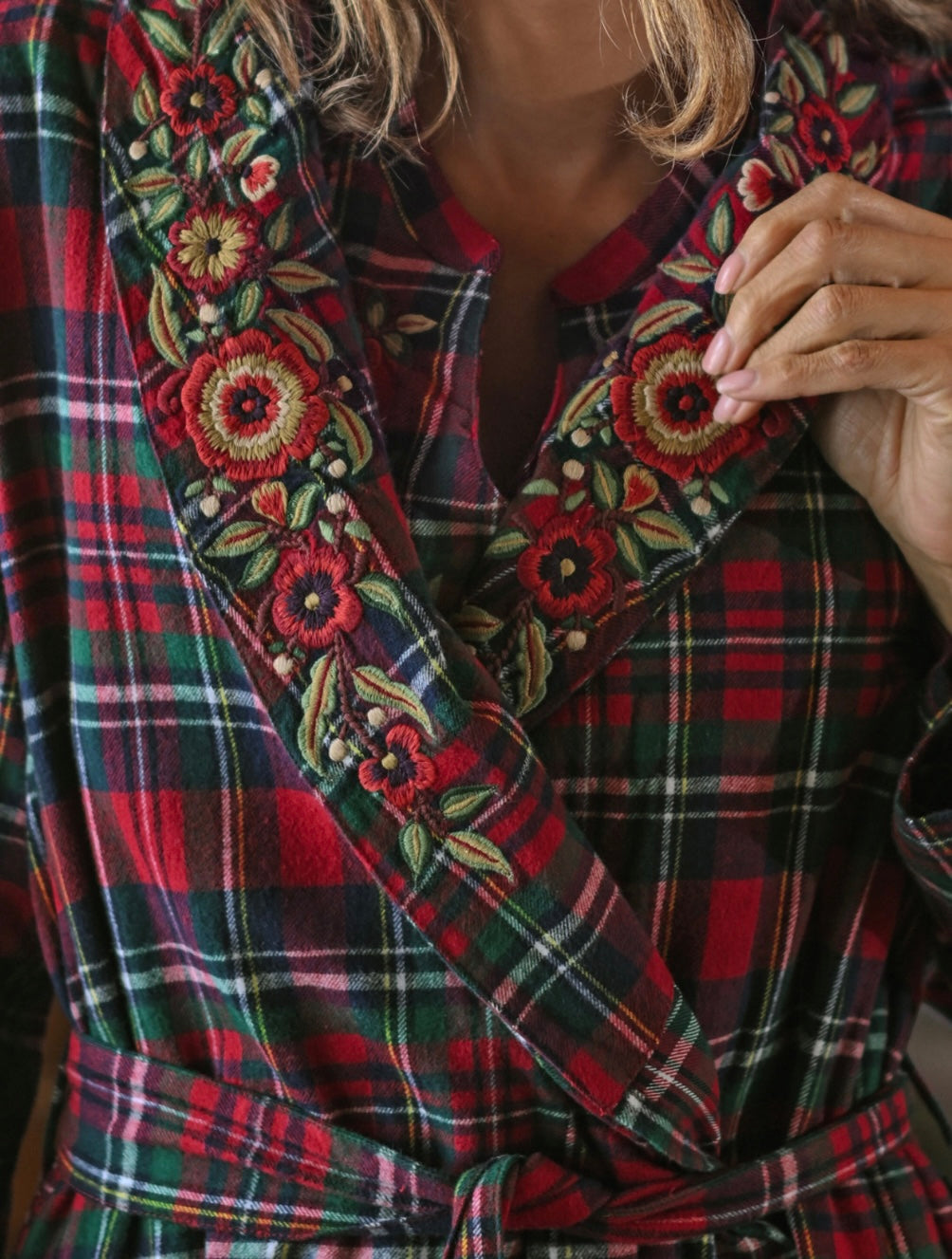 April Cornell Yuletide Dressing Gown