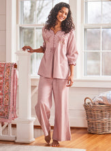 Load image into Gallery viewer, April Cornell Anglaise Check Pajama Set
