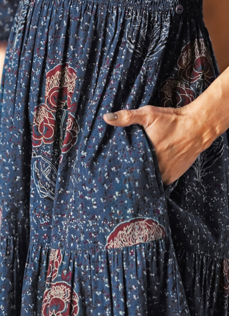 April Cornell Anemone Smocked Dress