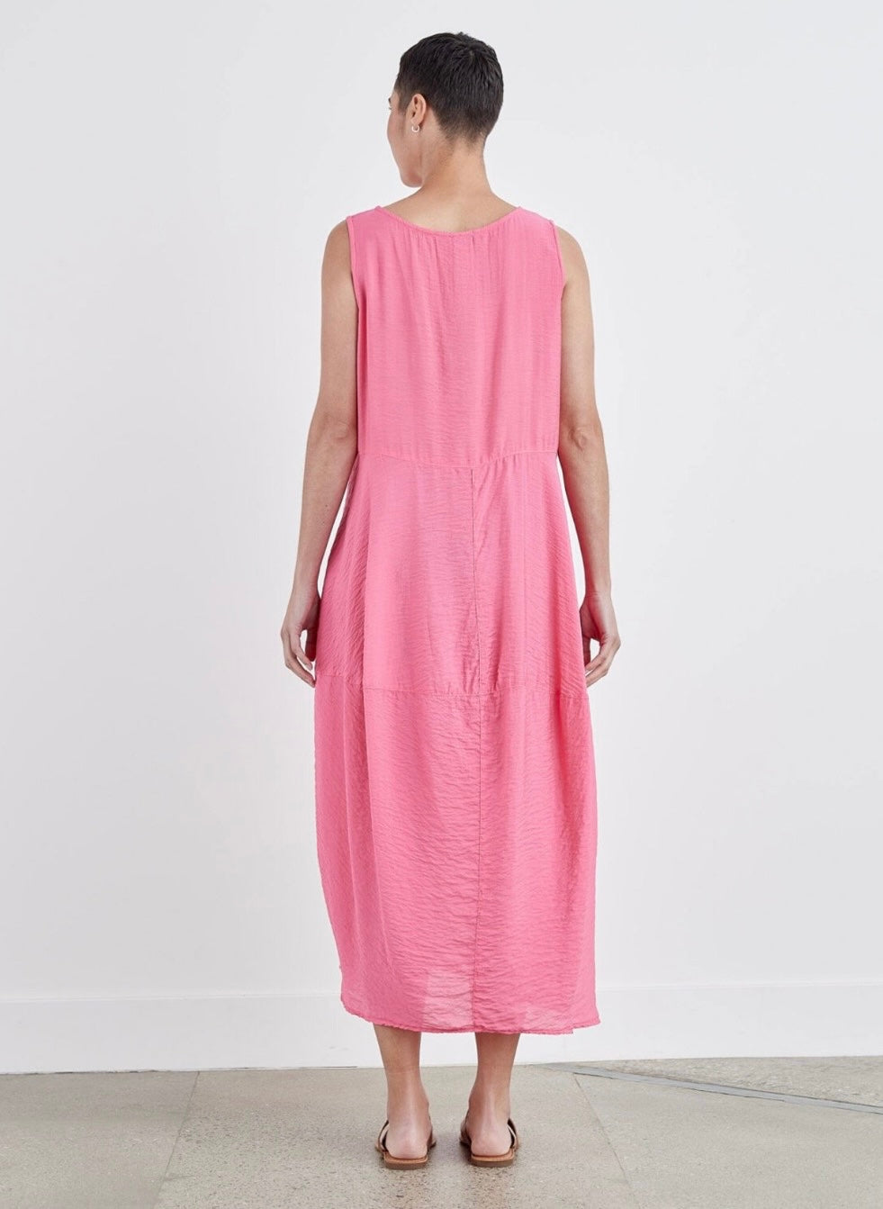 Cut Loose Seamed Bubble Dress Bubblegum Rayon Parachute