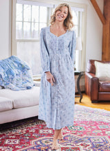 Load image into Gallery viewer, April Cornell Slumber Nighty Powder Blue-Plus Size
