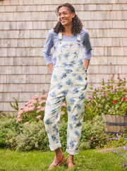 April Cornell Maritime Bouquet Denim Overalls