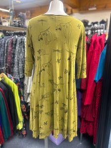 Valia Murray Dress Acid Green