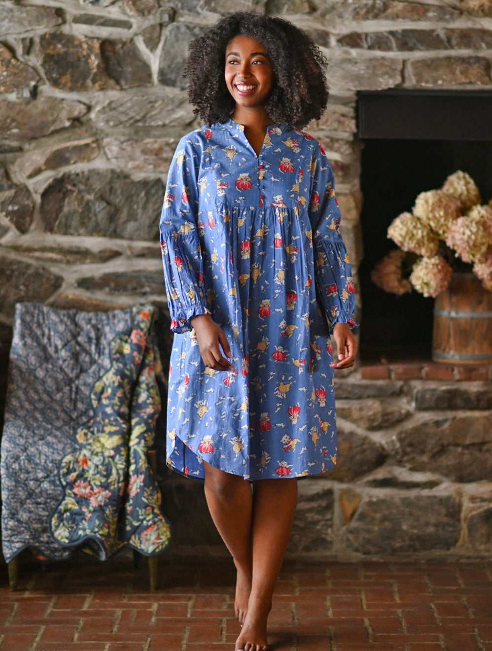 April Cornell Kitten’s Mittens Nighty