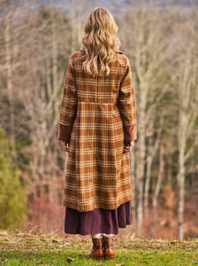 April Cornell Eloise Dickens Plaid Coat