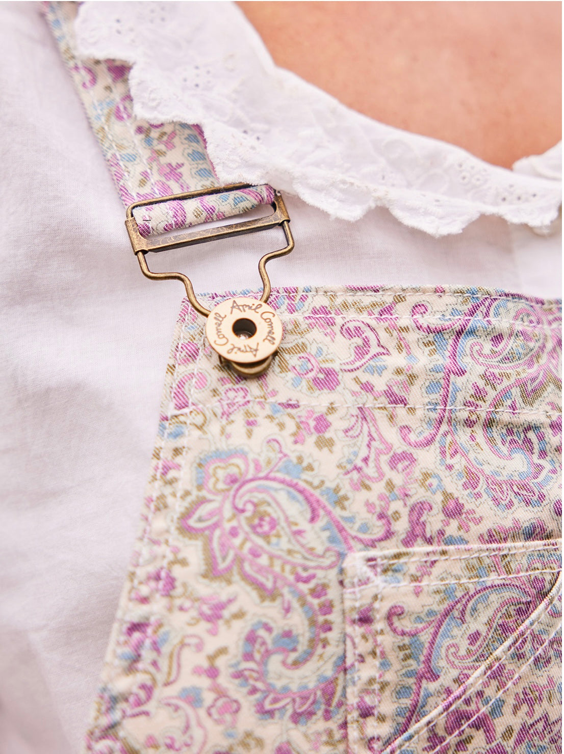 April Cornell Prague Paisley Overalls