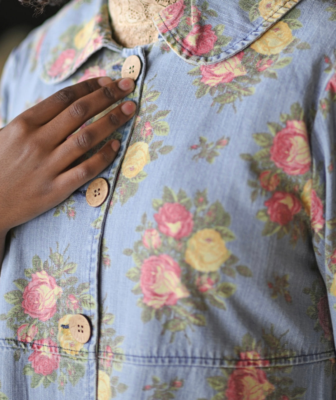 April Cornell Genevieve Denim Jacket