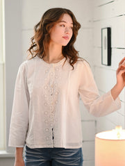 April Cornell Ariels Eyelet Blouse