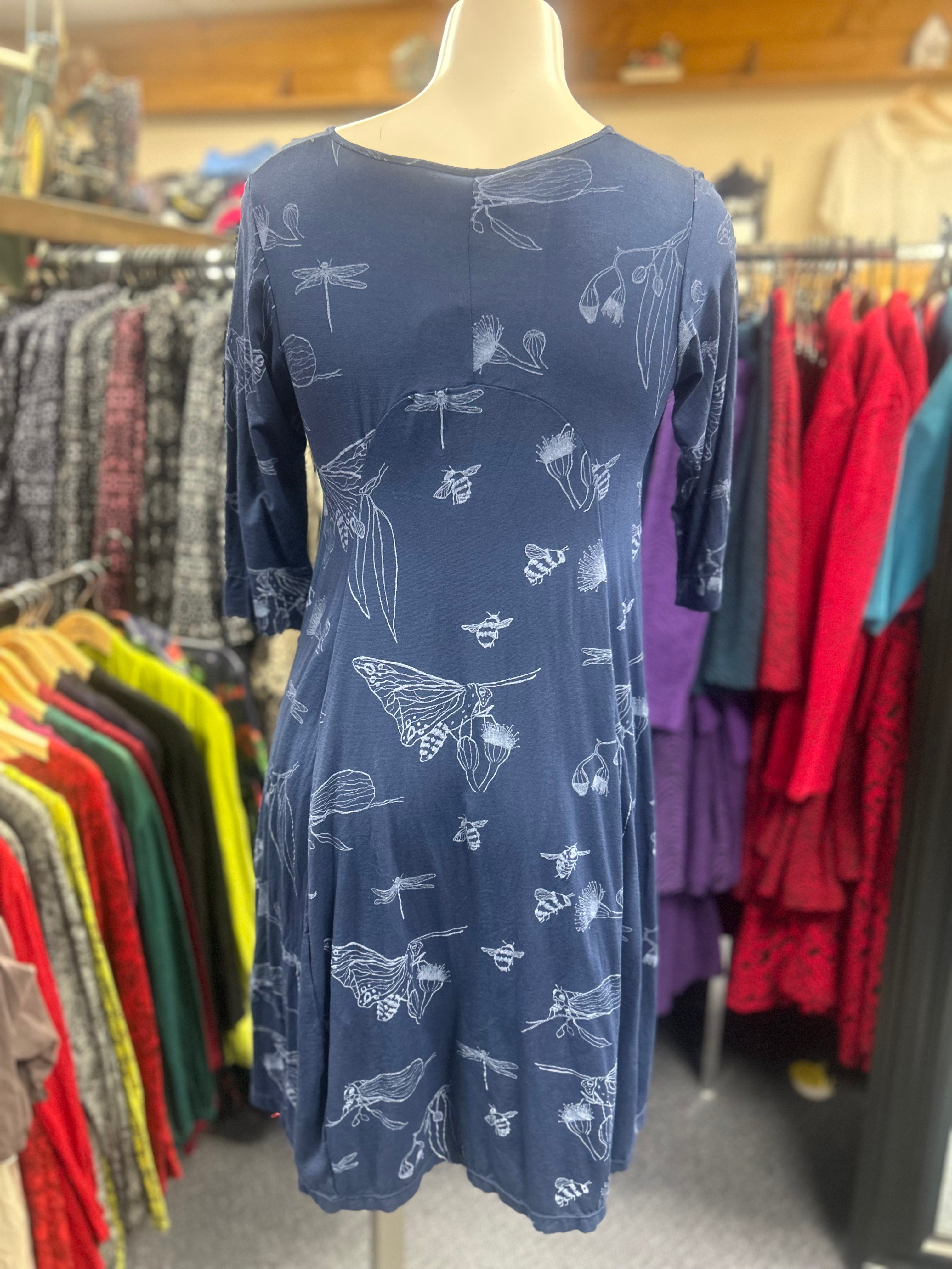 Valia Murray Dress Navy