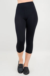 Blue Sky Riley Capri Bamboo Black