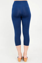 Load image into Gallery viewer, Blue Sky Riley Capri Bamboo Navy
