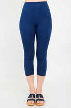 Load image into Gallery viewer, Blue Sky Riley Capri Bamboo Navy
