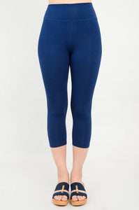 Blue Sky Riley Capri Bamboo Navy