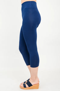 Blue Sky Riley Capri Bamboo Navy