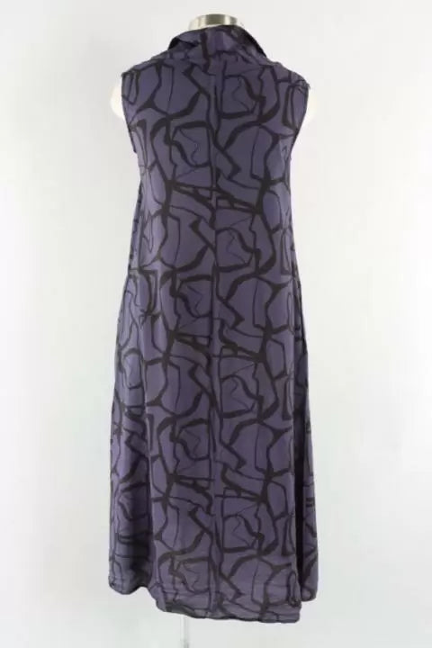 Cut Loose Cowl Neck Maxi Dress Purple