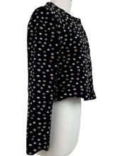 Load image into Gallery viewer, Cut Loose Boiled Wool Cropped Dot Jacket
