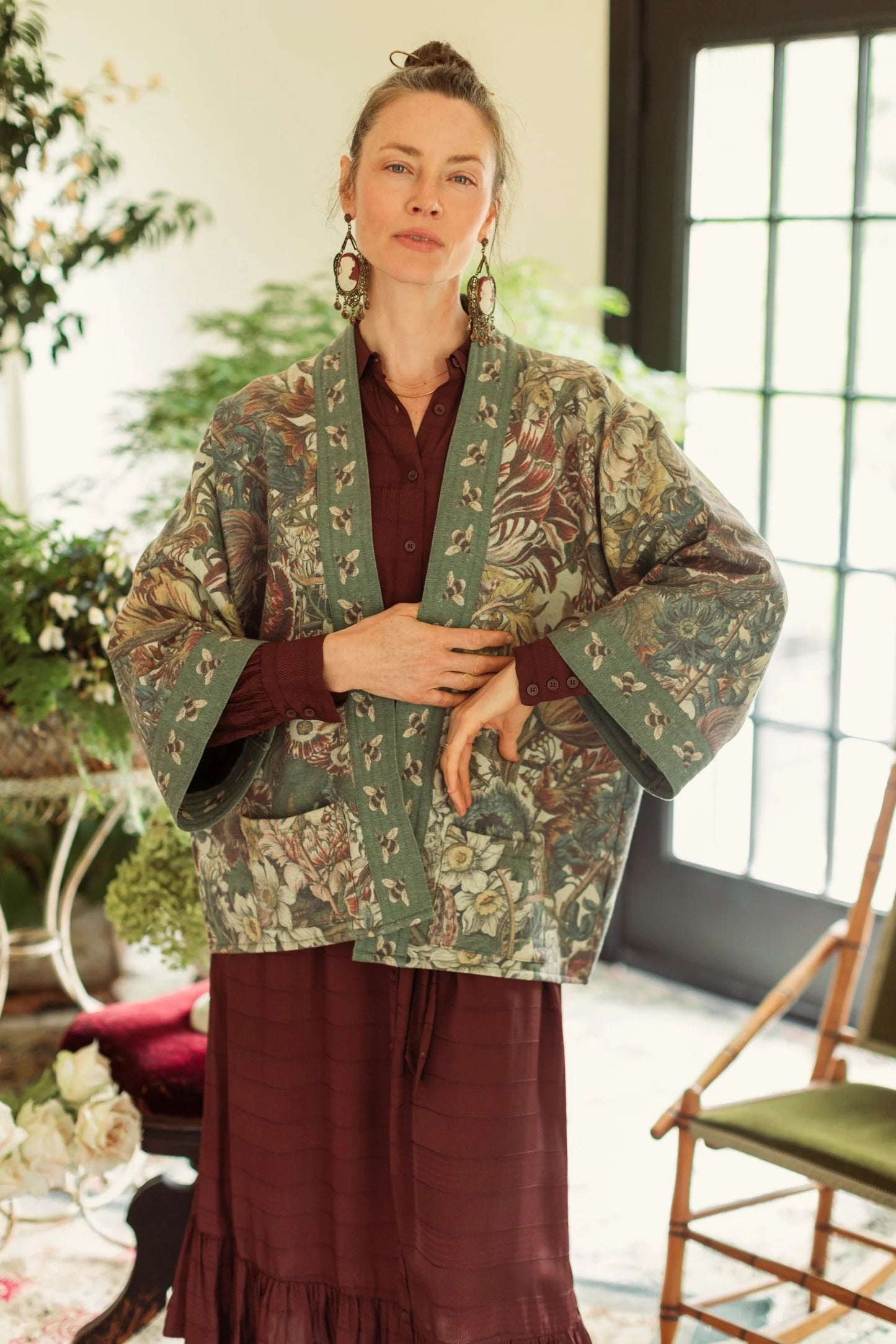 Market Of Stars Love Grows Wild Cottage Cardigan