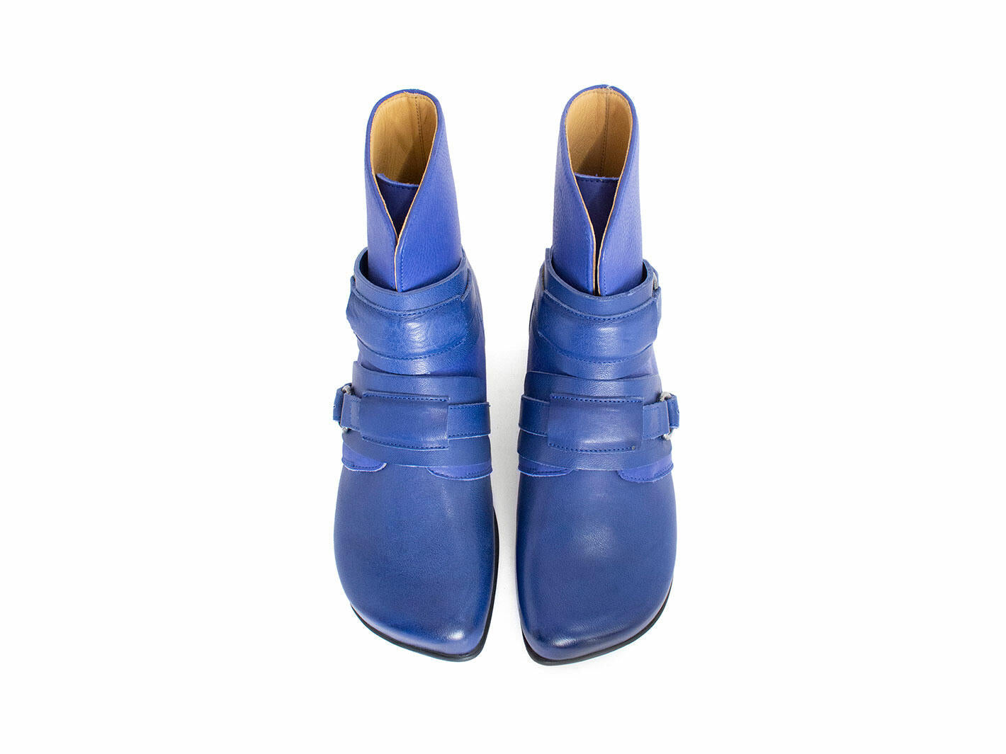 Fluevog Ethel Ankle Boots Blue