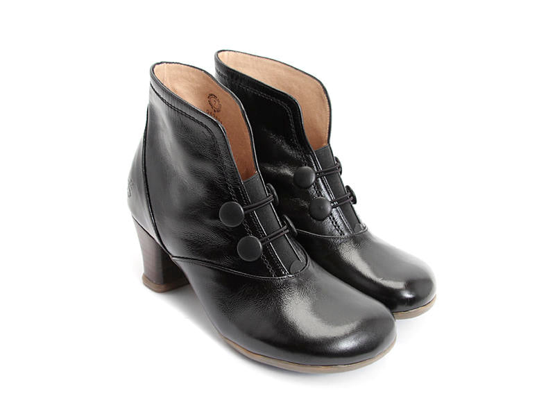 Fluevog Giulia Ankle Boots Black