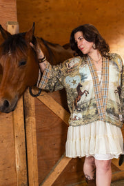 Market Of Stars-Born ToRun Cropped Cardigan