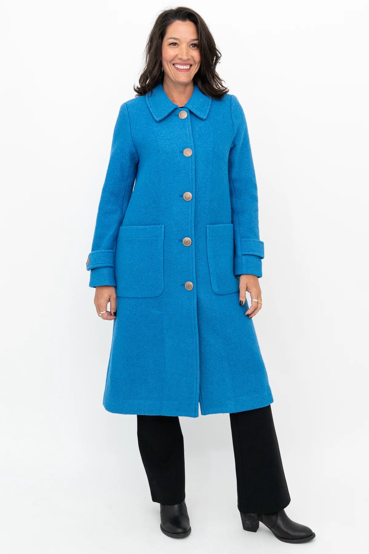 Blue Sky Edna Coat Boiled Wool