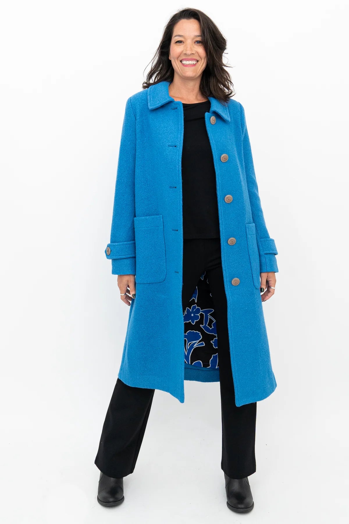 Blue Sky Edna Coat Boiled Wool
