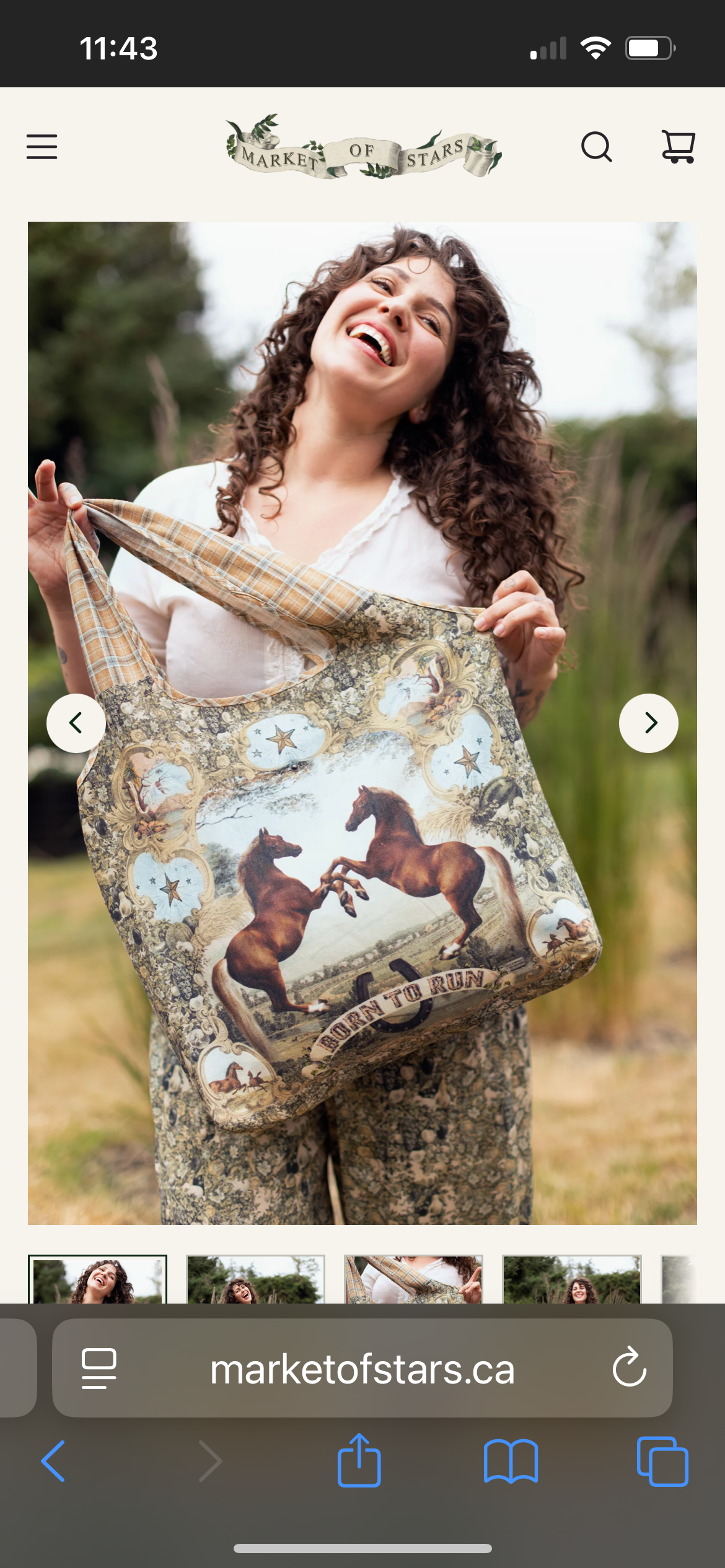 Market Of Stars-Born To Run Market Tote