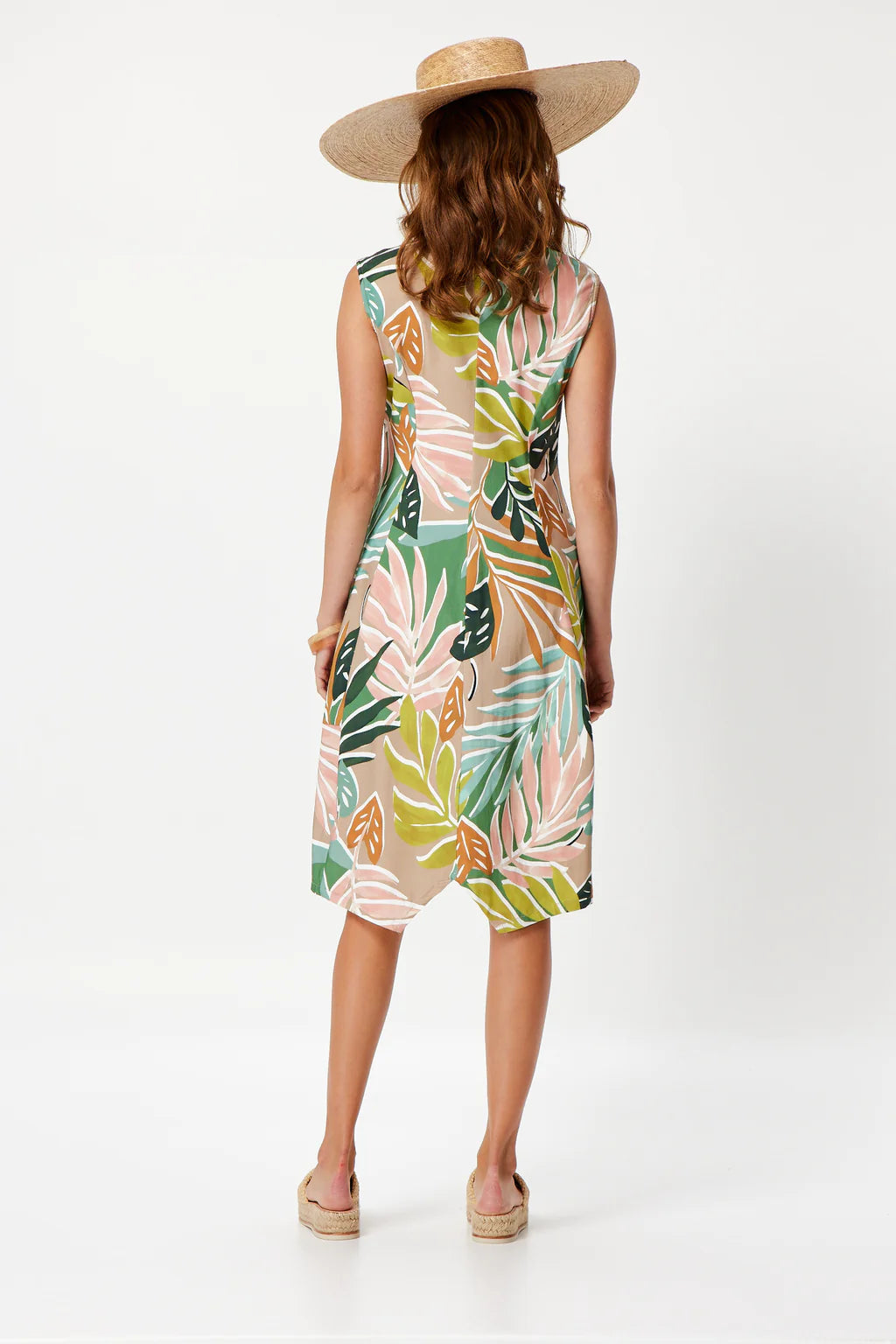 Valia Gracie Dress Cayman Print