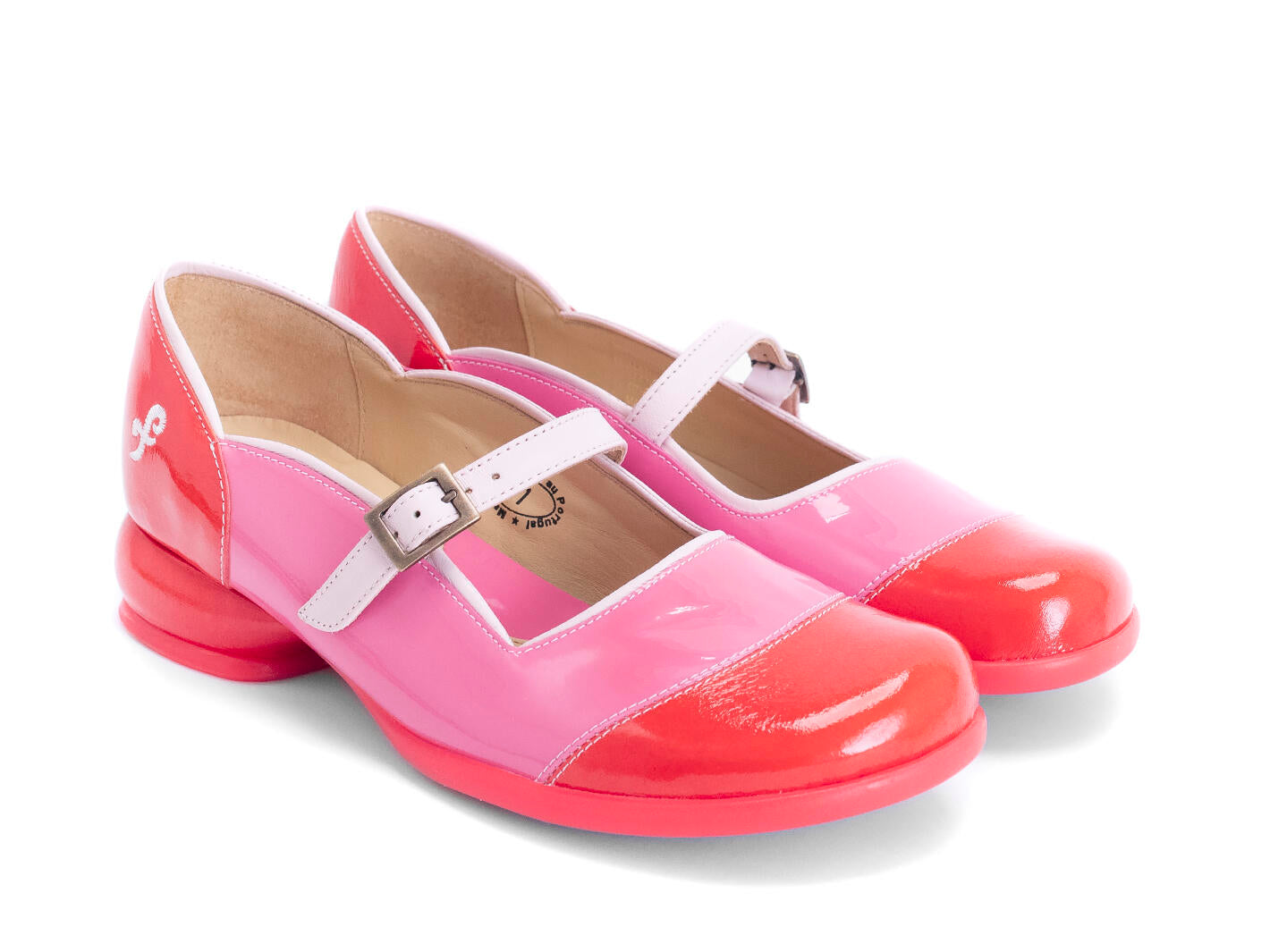 FLUEVOG FELLOWSHIP SANDRA ORANGE and PINK!!! My fave!