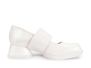 Fluevog Tippi Pearlized White